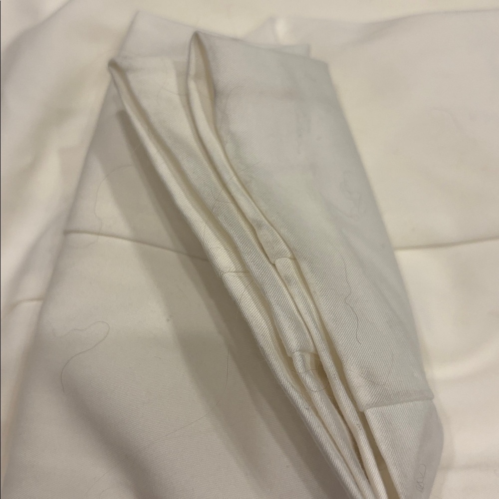 NWT Alfani Cloud White Essential Straight Dress Pants - 12 - Picture 5 of 5